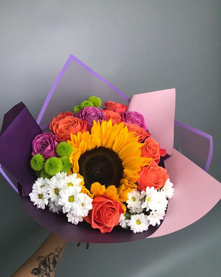 Bouquet of Bouquet of the day flowers delivered to Aralsk