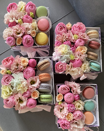 Bouquet of Macaroons flowers delivered to Uralsk