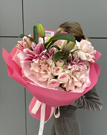 Assembled bouquet with delivery to Astana