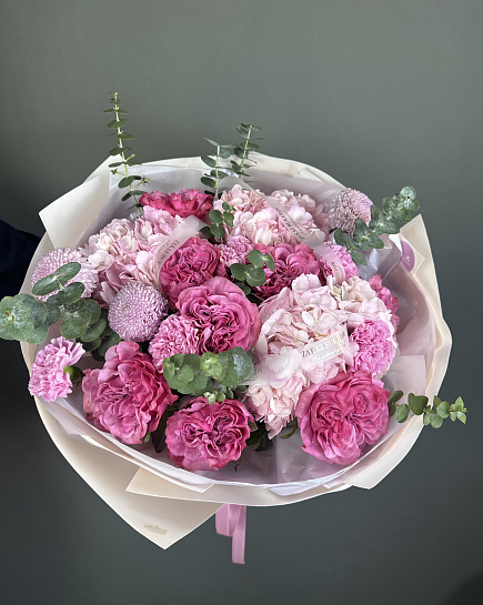 Assembled bouquet with delivery to Astana