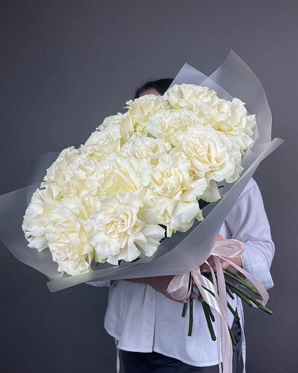 Bouquet of Bouquet of 15 premium roses flowers delivered to Almaty