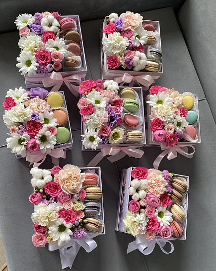Bouquet of Macaroons flowers delivered to Uralsk