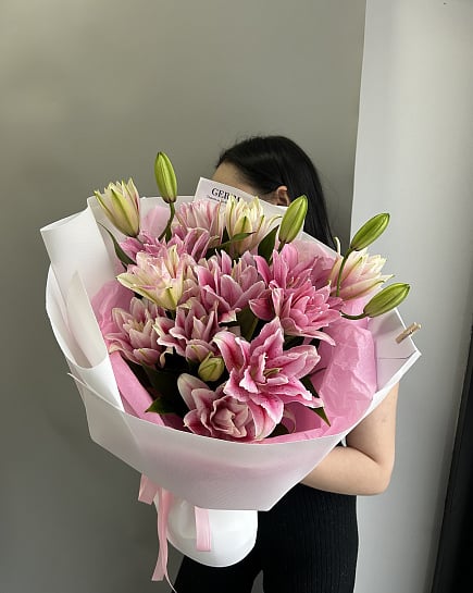 Lilies mono with delivery to Astana