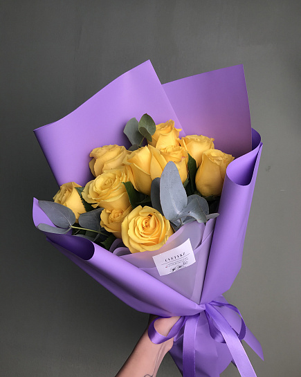 Bouquet of Yellow sun flowers delivered to Rudniy