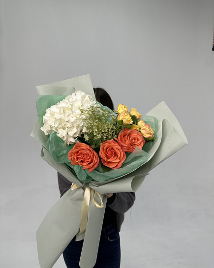 Bouquet of Soul constellation flowers delivered to Astana