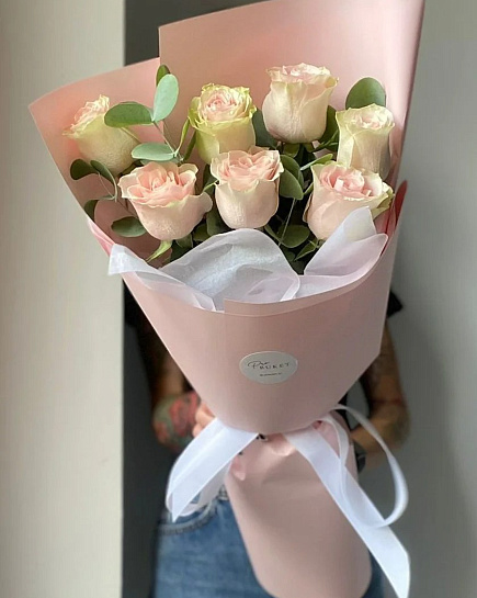 Bouquet of Bouquet «Fluid» flowers delivered to Almaty
