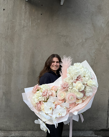 Bouquet of Compliment souls flowers delivered to Astana