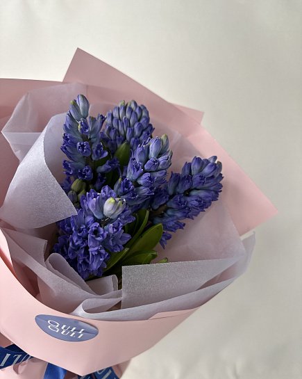 A bouquet of hyacinths with delivery to Astana