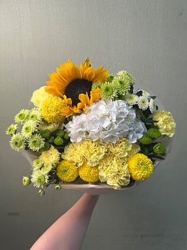 Солнечное настроение с подсолнухом