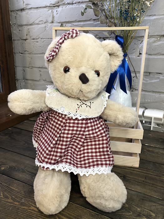 Teddy bear in a dress