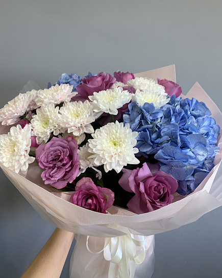 Assembled bouquet with delivery to Astana