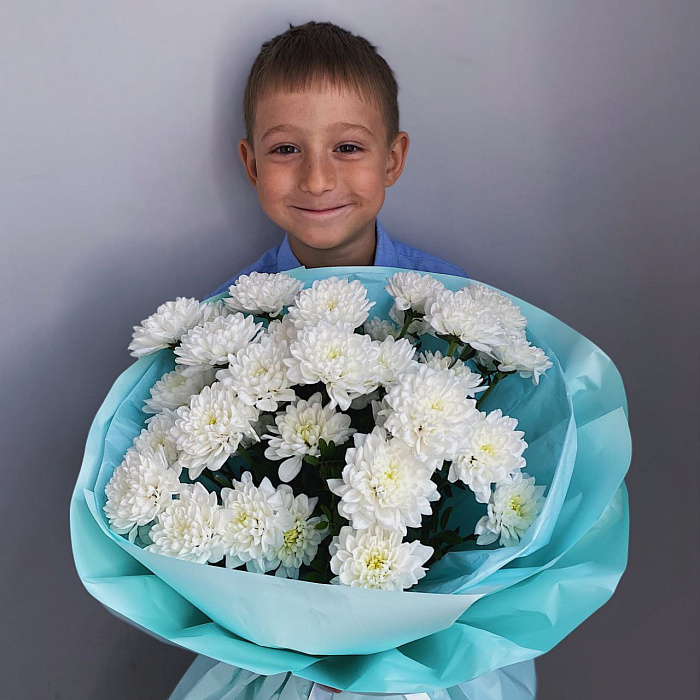 Cloud of chrysanthemums