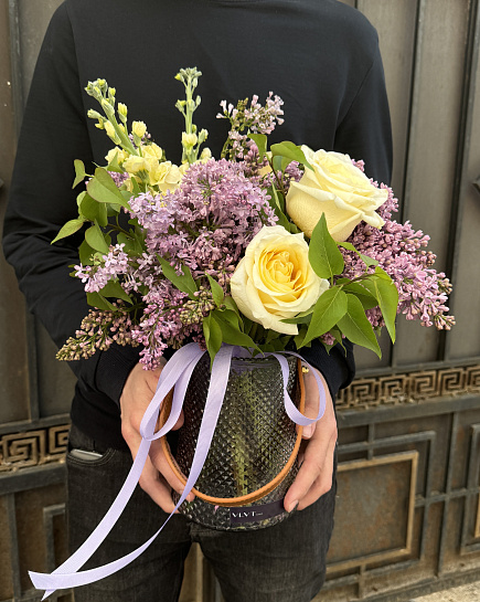 Bouquet of compliment flowers delivered to Almaty