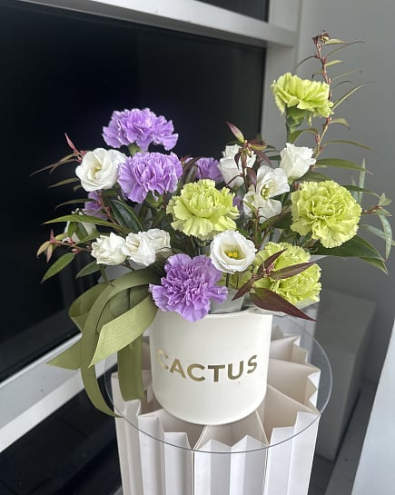 Стильный микс в кашпо Cactus с доставкой по Астане