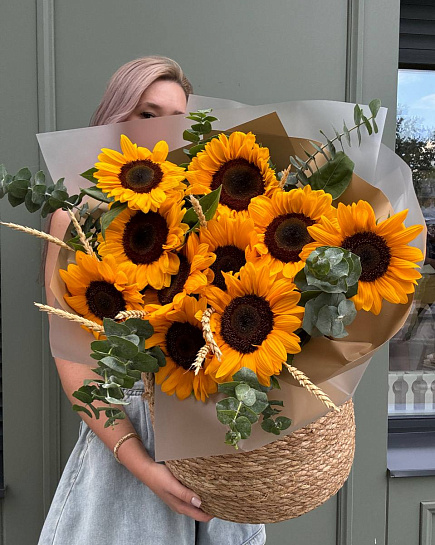 Bouquet of Sunflowers ❤️ with delivery to Almaty