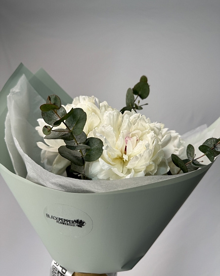 Bouquet of MARSHMALLOW / WHITE flowers delivered to Almaty