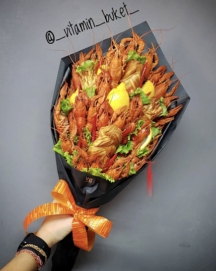 Men's bouquet of crayfish with delivery to Astana