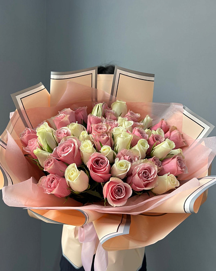 Bouquet of 51 Rose flowers delivered to Astana