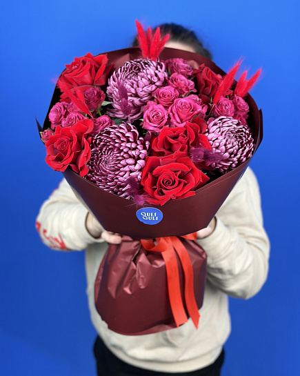 Bouquet “Cherry” with delivery to Astana