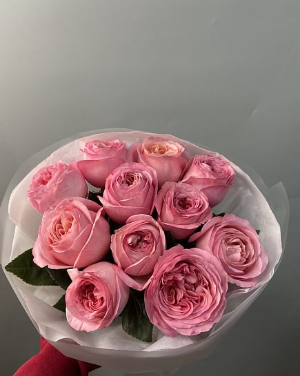 Розы (Pink Expression) в букете 11 штук  с доставкой по Астане
