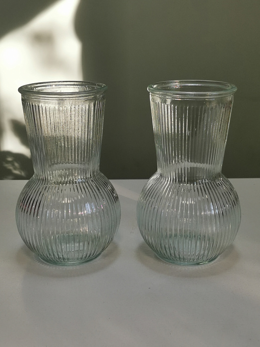 Glass vase, pcs.