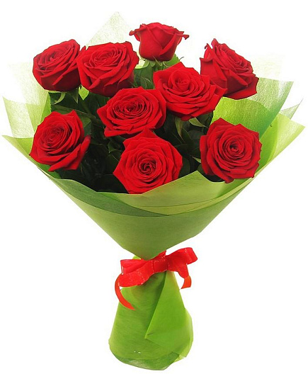 Букет из красных роз "С уважением!" с доставкой по Астане