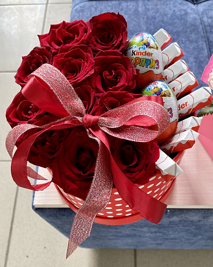 Bouquet of Kinder flowers delivered to Atyrau