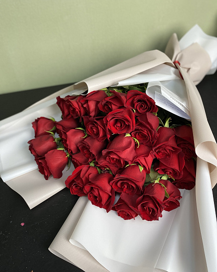 Bouquet of Heartfelt confession of a loved one flowers delivered to Astana