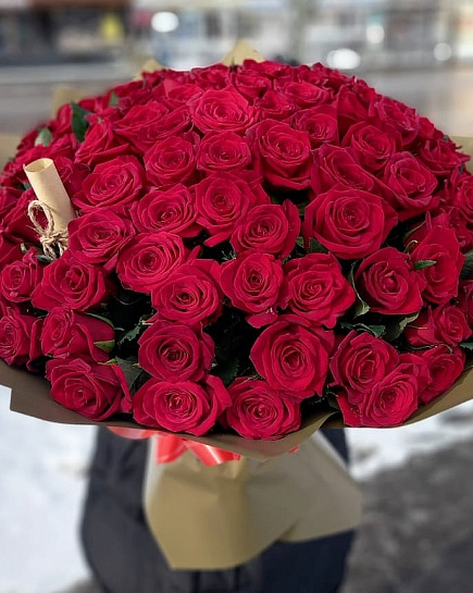 Голландские розы с доставкой по Алматы
