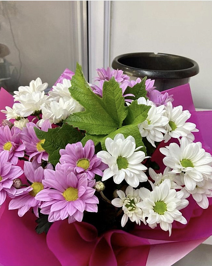 Bouquet of Chrysanthemum mix flowers delivered to Ekibastuz