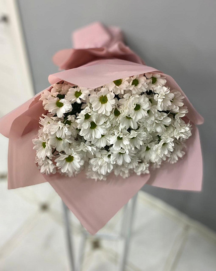 Bouquet of 15 chrysanthemums flowers delivered to Aktau