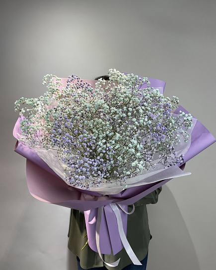 Bouquet of Air cloud flowers delivered to Astana