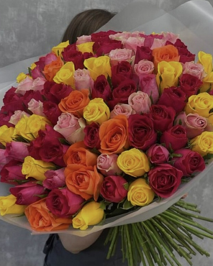 Bouquet of 101 mix flowers delivered to Taraz