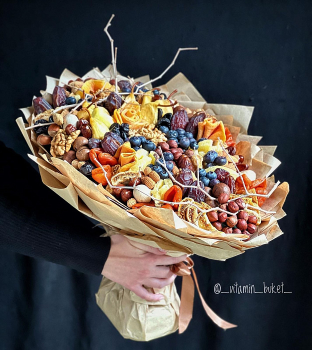 Designer bouquet of dried fruits