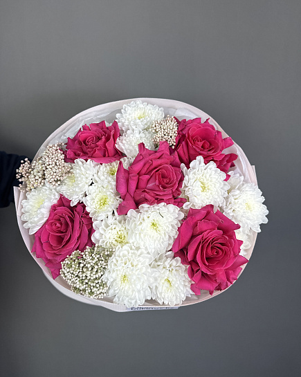 Assembled bouquet with delivery to Astana