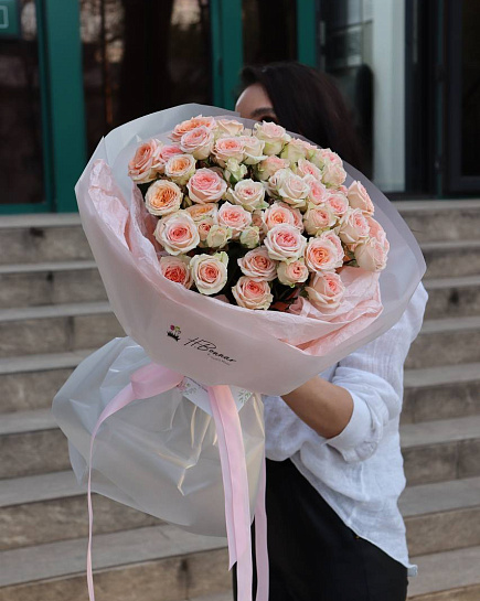 Rosanella bush roses 15 pcs with delivery to Almaty