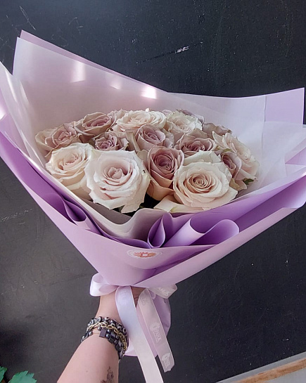 Bouquet of Violet flowers delivered to Almaty