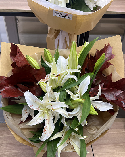 Assembled bouquet with delivery to Astana