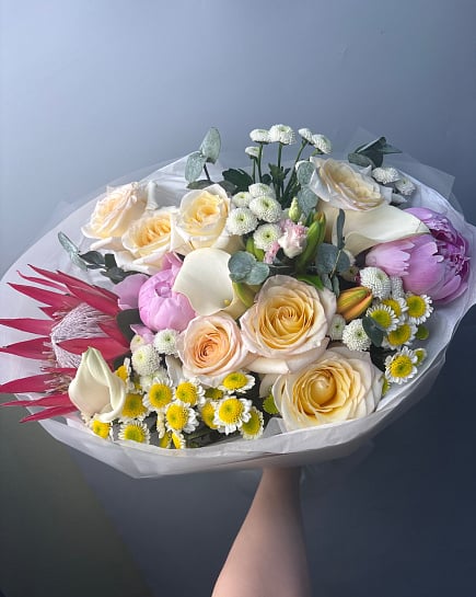 Экзотическая гармония с протеей и пионами с доставкой по Астане