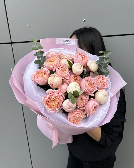 Assembled bouquet with delivery to Astana