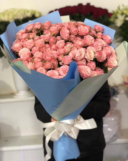 Bouquet of the most the most flowers delivered to Almaty