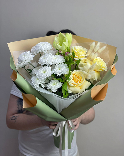 Bouquet of Eurobouquet flowers delivered to Astana