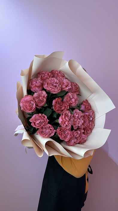 Bouquet of beautiful French roses