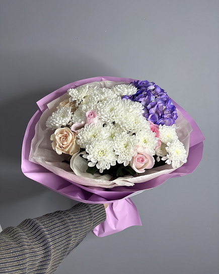 Assembled bouquet with delivery to Astana