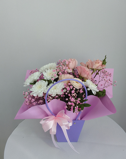 Assembled bouquet with delivery to Astana