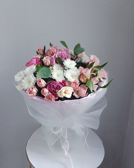 Assembled bouquet with delivery to Astana