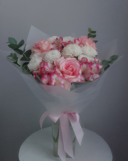 Assembled bouquet with delivery to Astana