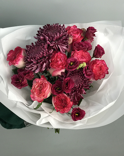 Assembled bouquet with delivery to Astana