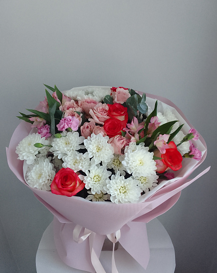 Assembled bouquet with delivery to Astana