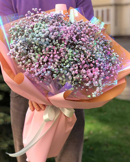 Bouquet of Rainbow flowers delivered to Uralsk